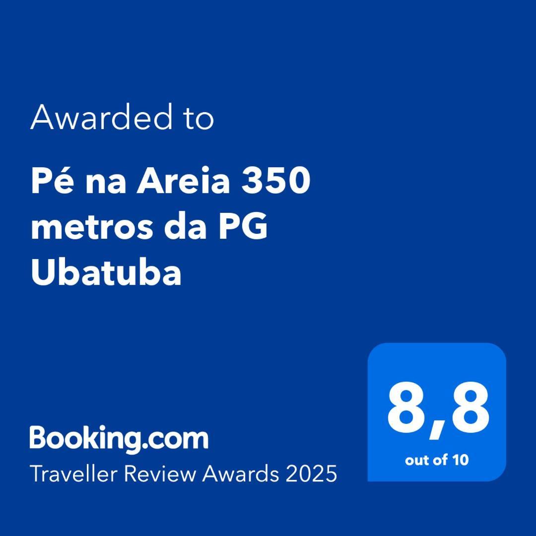 Pe Na Areia 350 Metros Da Pg Ubatuba Apartamento Exterior foto